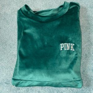 Pink Velvet top Pullover